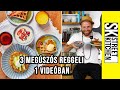 3 MEGÚSZÓS reggeli egy videóban 🥑🧇🥣 - szuper receptötletek a suli első napjaira!