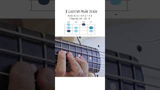 Bass Mode Scale | B Locrian | 베이스 로크리안 스케일