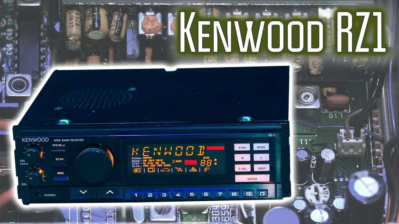 Kenwood RZ-1 первый приёмник сканер в формате автомагнитолы.