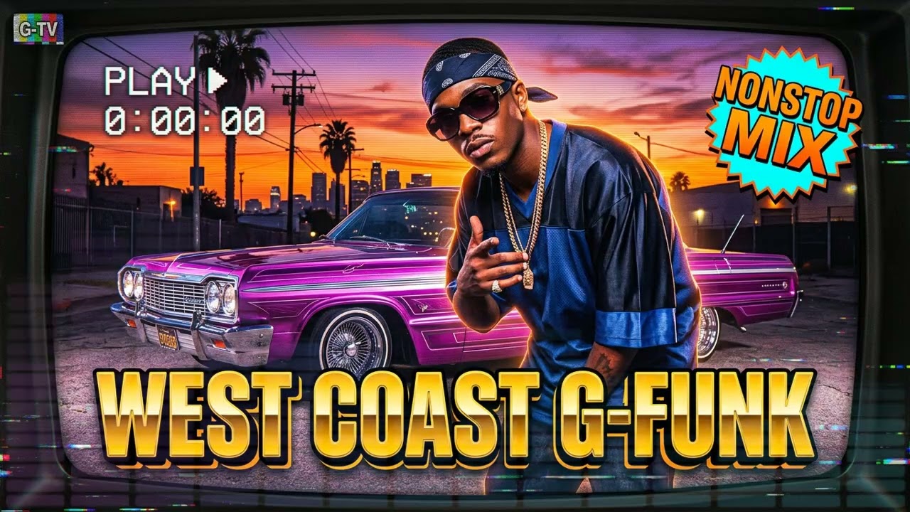 Throwback 90s Hip Hop Mix 🚗 Smooth G Funk Vibes from California