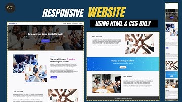 How To Make a Website Using HTML & CSS | Website Design With HTML & CSS Step By Step