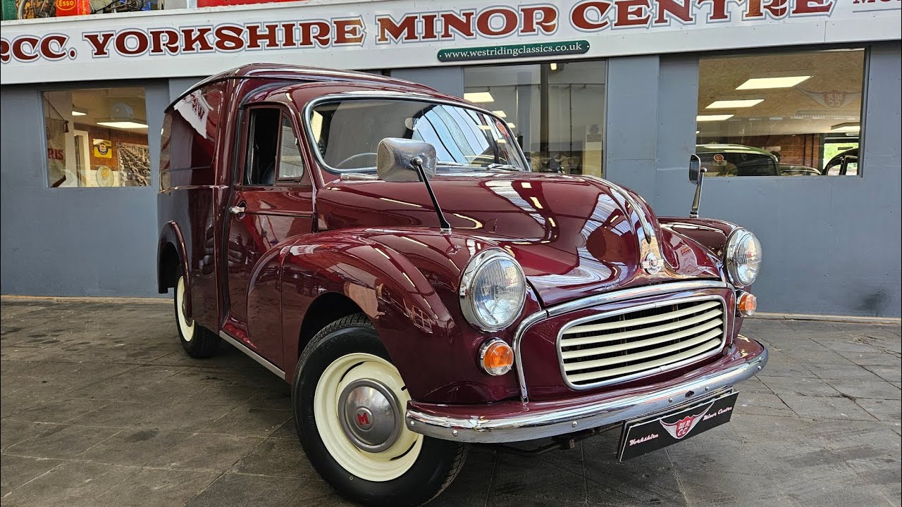 1967 Maroon B Morris Minor van, New Arrival 14.8.2025