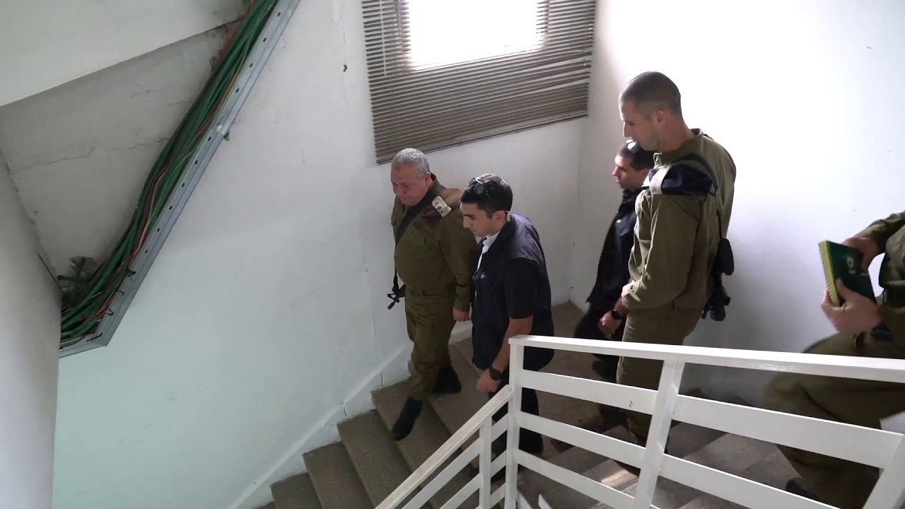 newspaper mockup Military forces and commanders at terror attack scene in Barkan