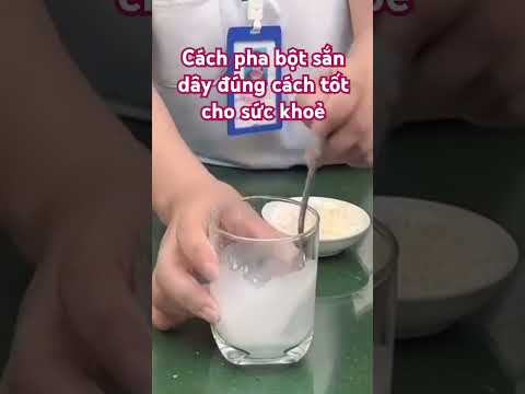 Cách pha bột