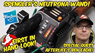Hasbro Spengler's Neutrona Wand in hand review + interview with Ghostbusters: Afterlife's Ben Eadie!
