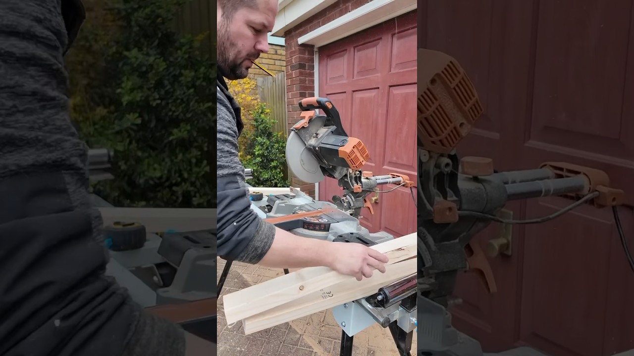 Building a leg frame for a work surface 
