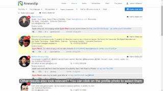 Search journalists by what they have tweeted