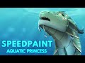 Aquatic Princess // Speedpaint