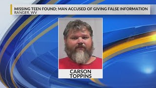 Missing West Virginia teen found; man, juvenile accused of giving false information