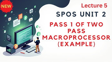 spos unit 2 Macroprocessor | Pass 1 Macro processor