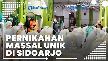 Calon Pasangan Dirahasiakan hingga Akad, Begitulah Cara Pernikahan Massal Unik di Sidoarjo
