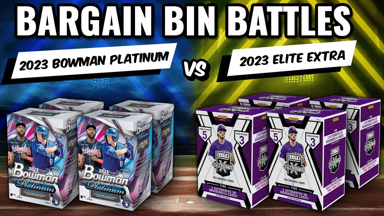 🔥NUMBERED CARDS GALORE!! 🔥 BARGAIN BIN BATTLES💰2023 BOWMAN PLATINUM VS 2023 ELITE EXTRA