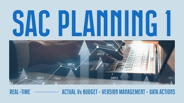 SAP Analytics Cloud Planning Realtime | SAP Analytics Cloud | SAC Planning