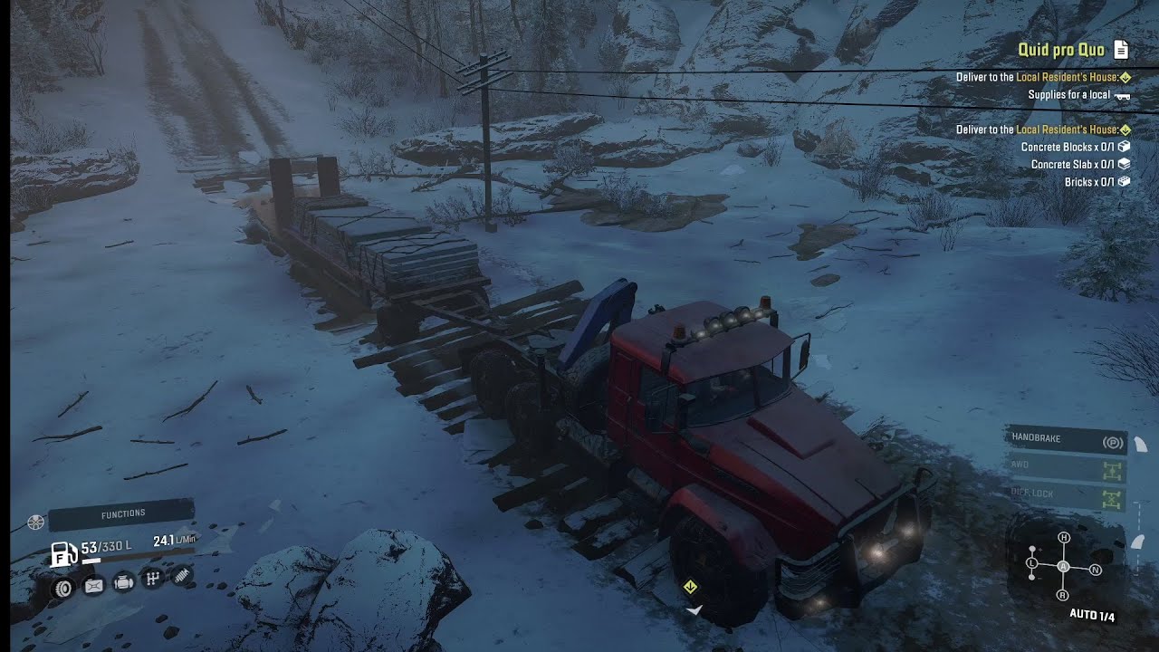 SnowRunner - R07E03 - Quid pro Quo (1st try)