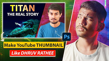 Easiest Way To Make Thumbnail Like @dhruvrathee In Photoshop | EP-02 | Bijoy Dey