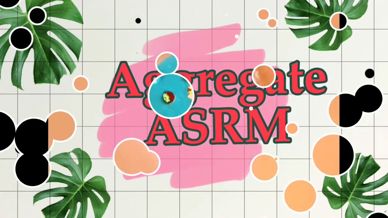 Play slime asrm #10- Chơi slime thư giãn - Aggregate ASRM - YouTube