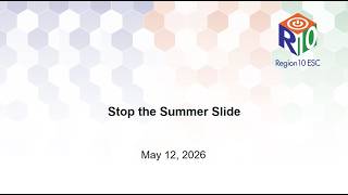 Stop the Summer Slide