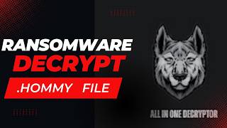 Decrypt  Hommy (.hommy) Makop family Ransomware Virus - removal and decryption #trending #explore