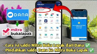 ✅ Cara Transfer Dana ke Mitra Bukalapak | cara isi saldo mitra bukalapak dari dana screenshot 4