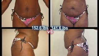 1 month update of my 8 week weight loss + before and after pictures