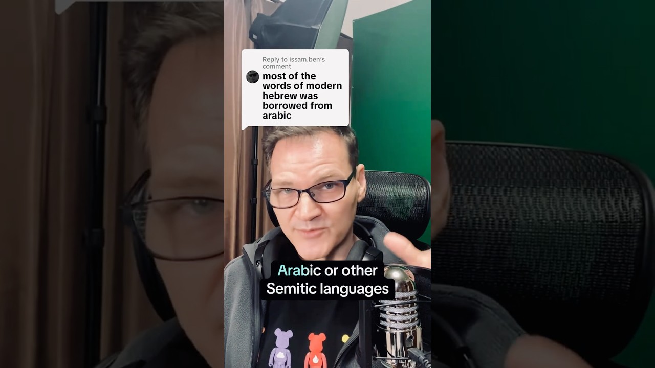 Most Modern Hebrew words are borrowed from Arabic?