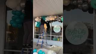 You have to see this grand opening set up!