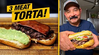 TEX MEX TORTA Recipe | The Most Delicious Mexican Sandwich You’ll Ever Eat screenshot 2