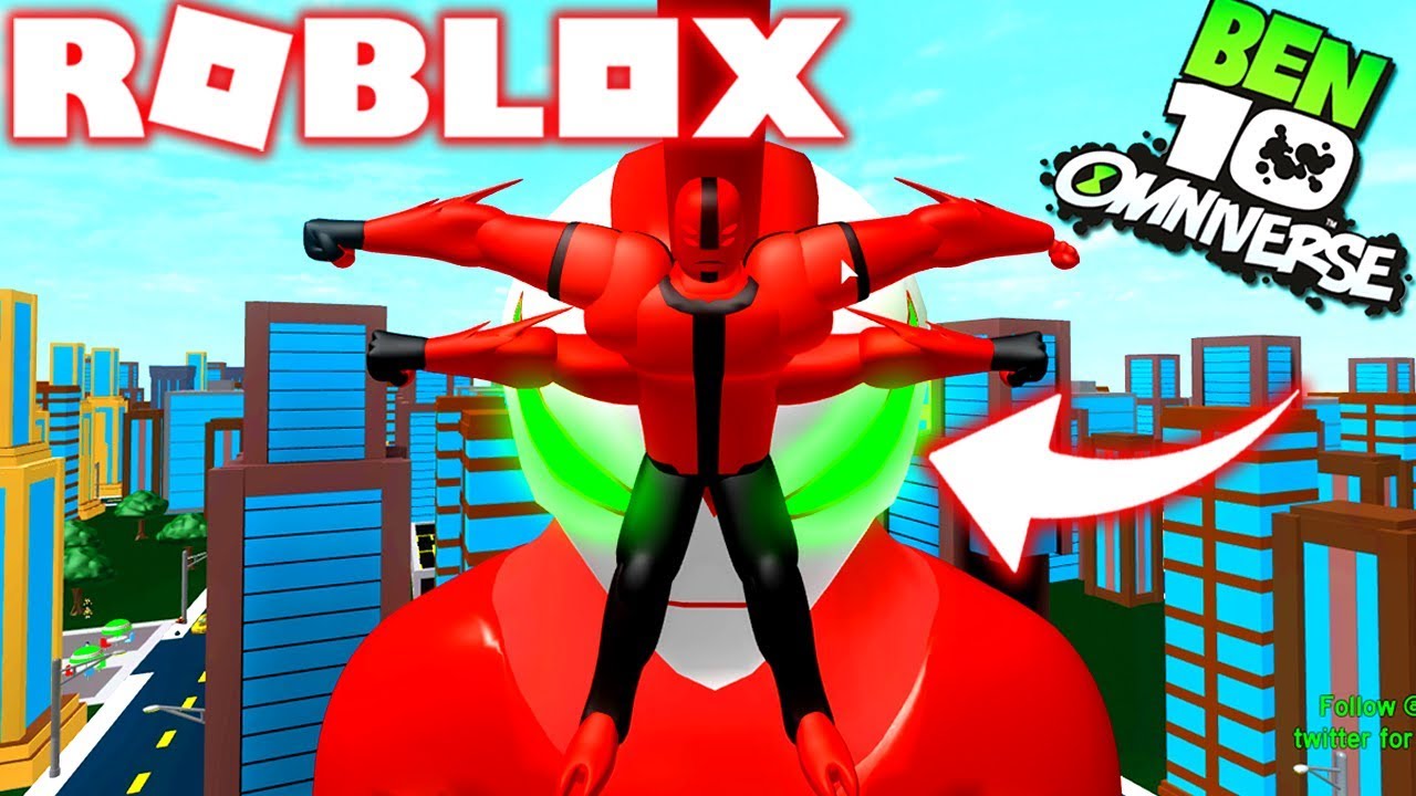 roblox minecraft id ROBLOX ! - BEN 10 QUATRO BRAÇOS REVERSO VS GIGANTE QUEM GANHOU? - SIMULADOR INCRÍVEL DO BEN 10