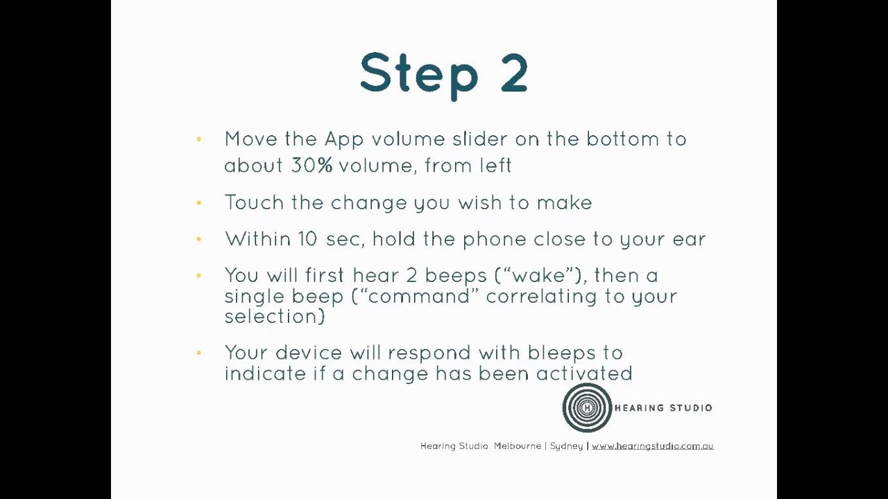 Starkey T2 Remote App Instructions Hearing Studio YouTube