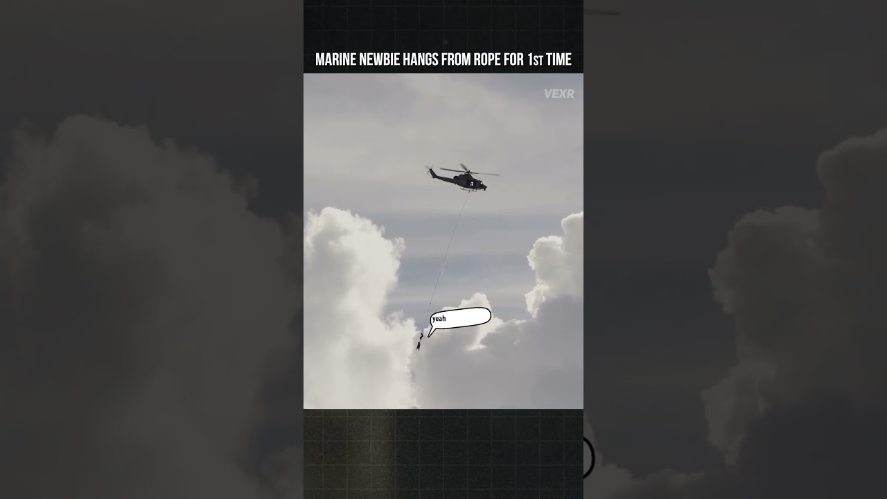 New Marines Attempt Heli Rope Suspension For 1st Time