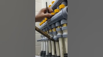 The Process Of Heating Pipe Installation - Goodtools and machinery make work easy