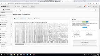 CWP7  Mod Security Access denied issue on WordPress screenshot 5