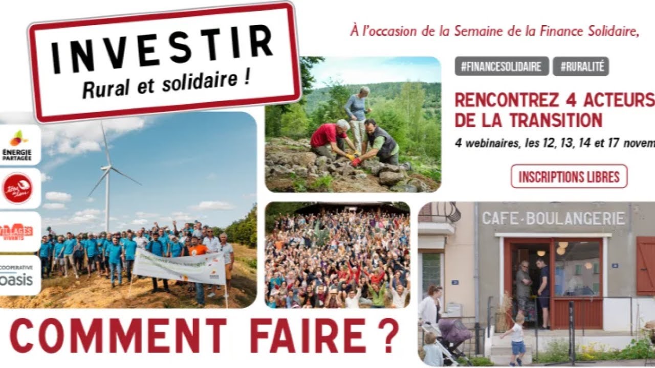 Webinaire Investir Rural Et Solidaire du 12 novembre 2025