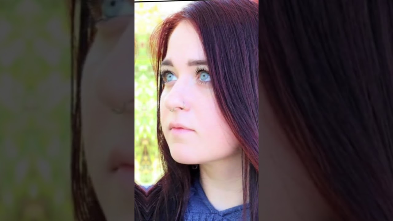 Deep red henna hair dye results without using bleach