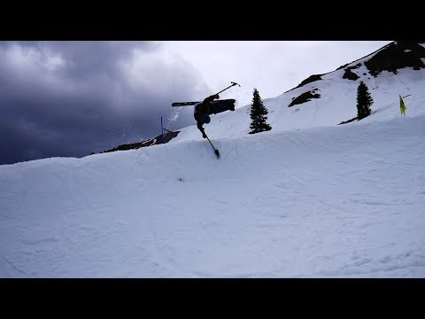 Jay raw Squaw 5/12/2018 Adaptive Skiing || Huge Jumps!