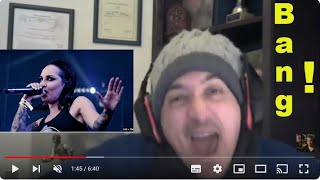 Jinjer Call Me A Symbol (live) reaction Punk Rock Head musician singer and bass player Giacomo James