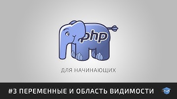 Курс уроков PHP для начинающих | #3 Переменные и область видимости