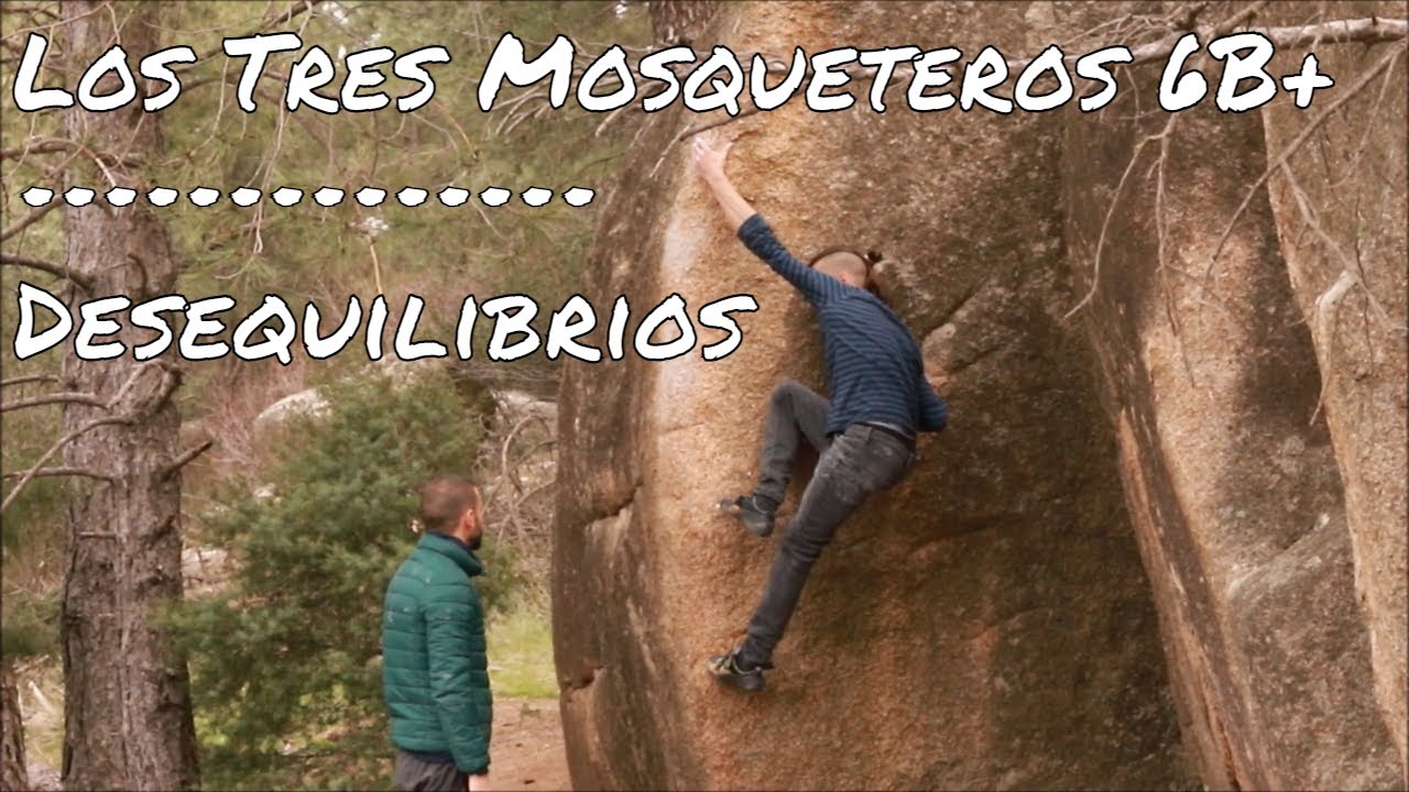 Los Tres Mosqueteros 6B+ | Boulder la Pedriza | Sector Laboratorio Central