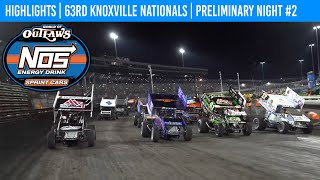 World Of Outlaws Nos Energy Drink Sprint Cars Knoxville Raceway August 8, 2024 Highlights