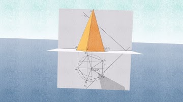 Interseção de um Plano Oblíquo com uma Pirâmide