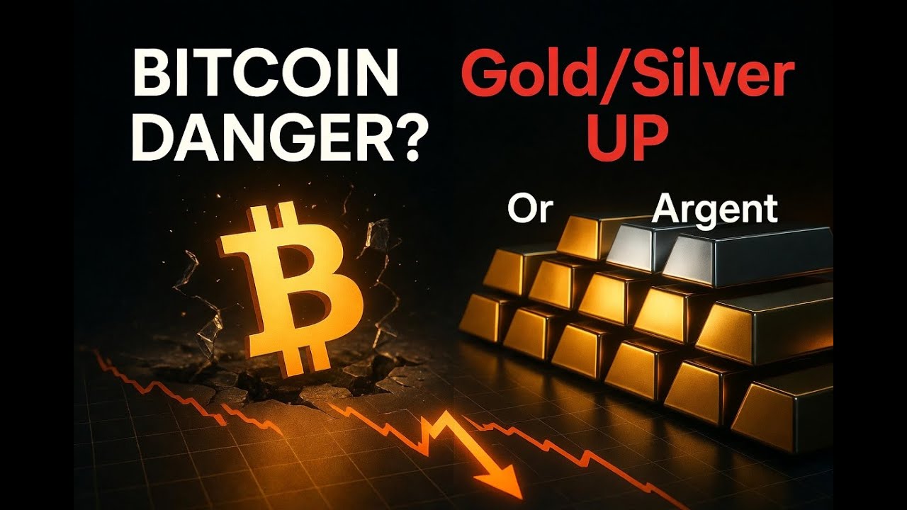 Bitcoin : Danger imminent ? Mon analyse technique sans concession (BTC, Or, Argent, Taux d'intérêt)