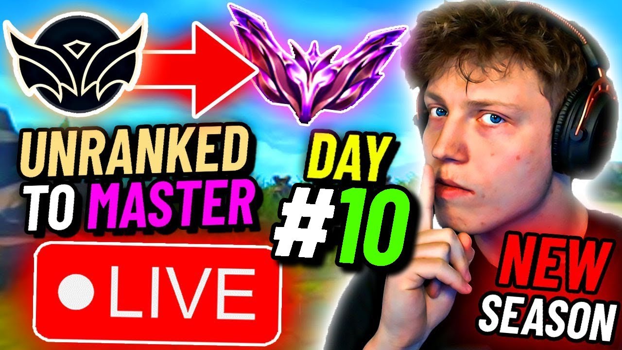 LIVE🔴: UNRANKED to MASTER speed-run in the BIG 2026 - DAY 10 (38W / 12L)