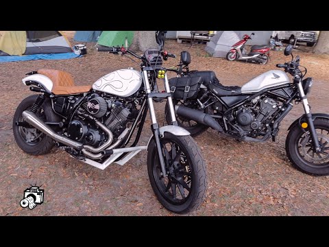 Video Honda Rebel 500 VS Yamaha Bolt 950 - youtube