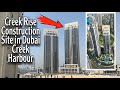 Creek Rise Tower Construction Site at Dubai Creek Harbour