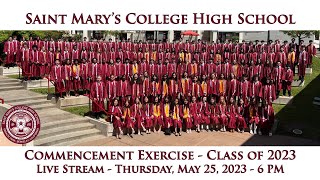 Saint Mary’s 2023 Commencement Exercises Live