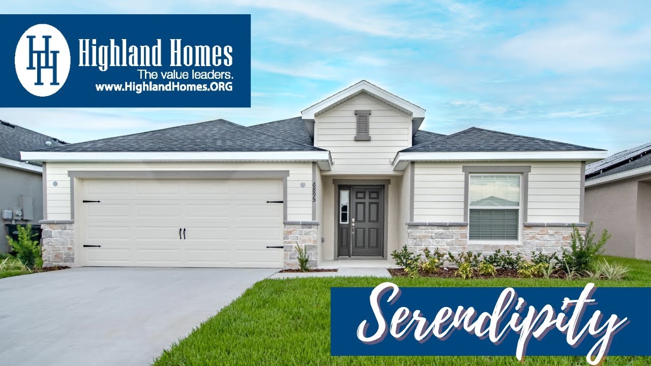 Serendipity home plan by Highland Homes Florida New Homes for Sale