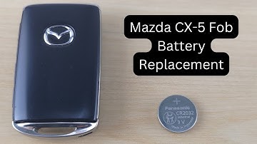How To Replace or Change Mazda CX-5 Remote Key Fob Battery 2020 - 2024