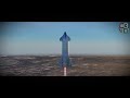 SpaceX Starship SN9 High Altitude Flight Animation