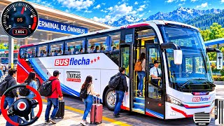 New Coach Bus Simulator 2026 - Real Bus Mountain Road Driving Game 3D - Android Gameplay screenshot 1