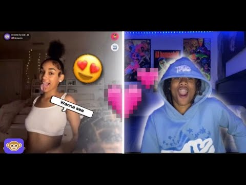 I GOT FLASHED BY A LIGHTSKIN CUTIE 😍ON THE MONKEY APP…** NOT CLICKBAIT